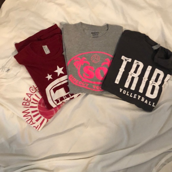 Tops - Set of 4 Volleyball T-Shirts